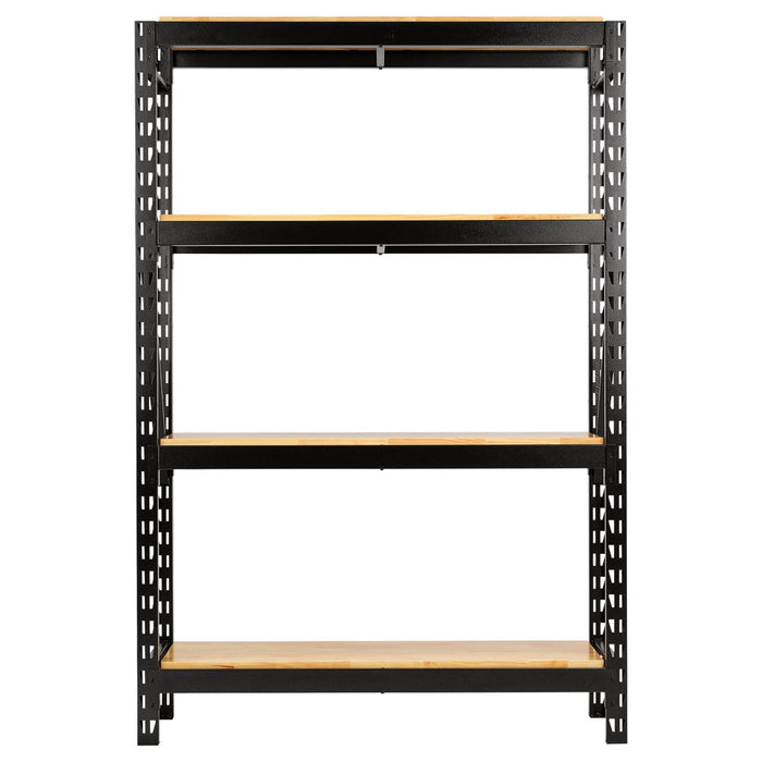 Bunker 18 Piece Modular 4 Tier Racking with Hardwood Shelving, 1500mm Draper - Town Tools