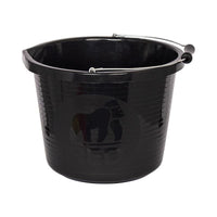 Red Gorilla Premium Bucket 14 litre (3 gallon) - Black