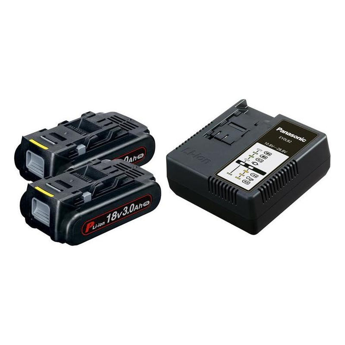 Panasonic EY74A3PN Smart Brushless Drill Driver 18V 2 x 3.0Ah Li-ion Panasonic - Town Tools