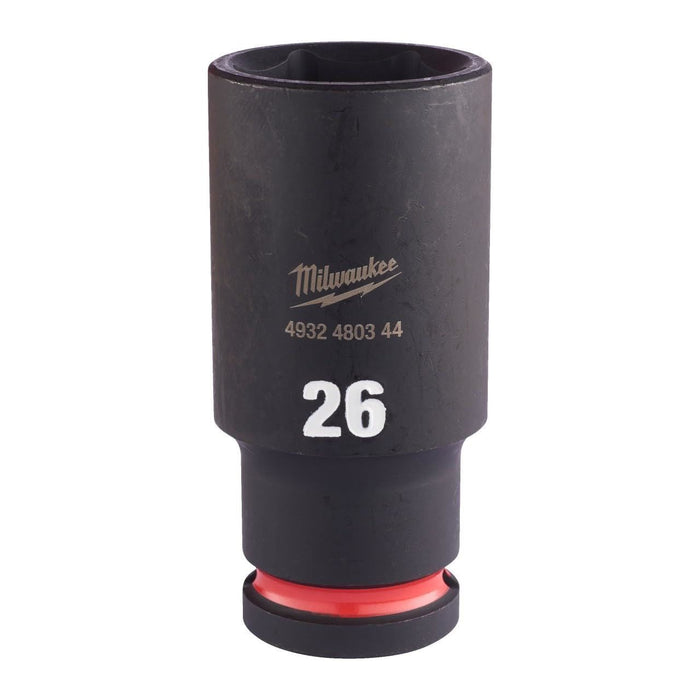 Milwaukee Hex Socket Shw 1/2 Deep 26Mm-1Pc 4932480344 Milwaukee - Town Tools 