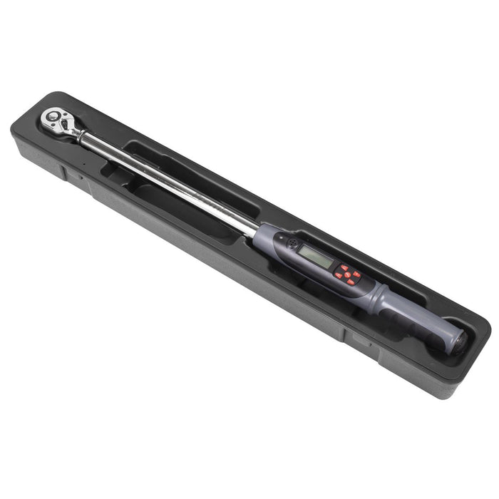 Premier Digital Torque Wrench with Angle Function 1/2"Sq Drive 30-340Nm Sealey Premier - Town Tools 