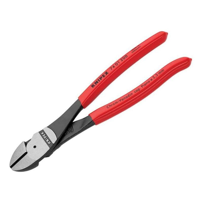 Knipex High Leverage Diagonal Cutters PVC Grip 200mm Knipex - Town Tools