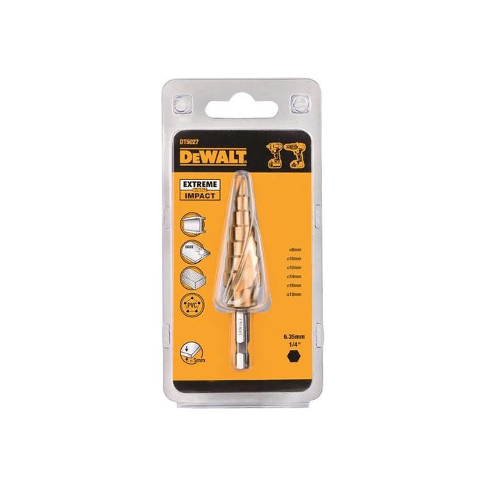 Dewalt Power Tools Extreme Step Drill Bit 8-18mm DeWALT Power Tools - Town Tools