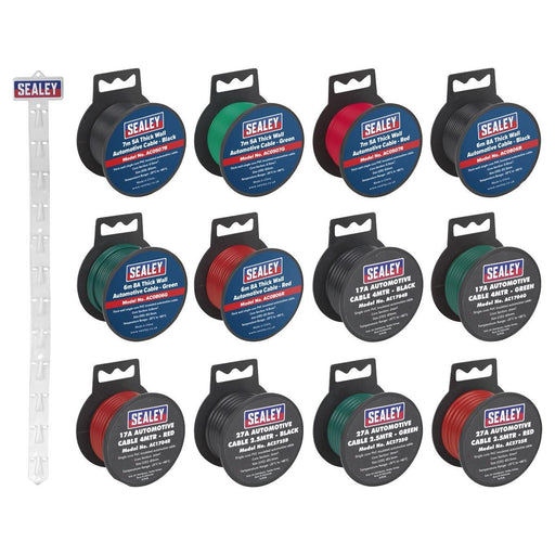Sealey Clip Strip Deal - Automotive Cable ACSET Sealey - Town Tools 