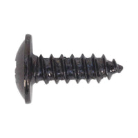 Sealey Self Tapping Screw 4.2 x 13mm Flanged Head Black Pozi Pack of 100 BST4213