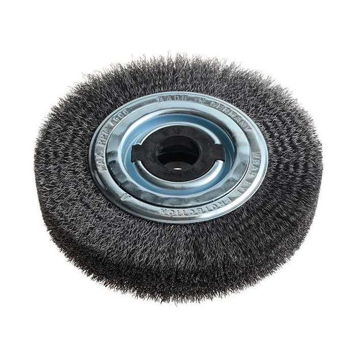 Lessmann Wheel Brush D200mm x W40-45 x 80 Bore Steel Wire 0.30 + Adaptors Set 4 +1 Lessmann - Town Tools