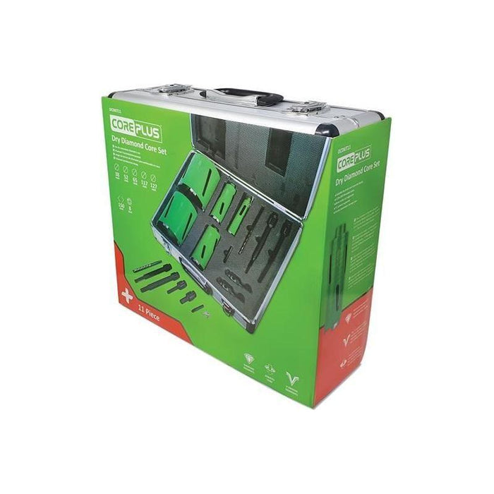 Coreplus DCDKIT11 Diamond Dry Core Drill Bit Set, 11 Piece CorePlus - Town Tools