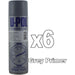 6 x U-Pol Power Can GREY PRIMER Paint 500ml Car Spray Aerosol U-Pol - Town Tools 