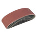 Silverline Sanding Belts 75 x 533mm 5pce 40, 60, 2 x 80, 120G Silverline - Town Tools 