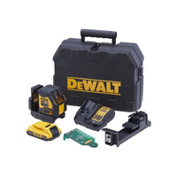 Dewalt Power Tools DCLE34021D1 XR Compact Cross Line Green Laser 18V 1 x 2.0Ah Li-ion