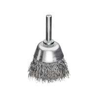 Lessmann Cup Brush with Shank D70mm x H25, 0.30 Steel Wire
