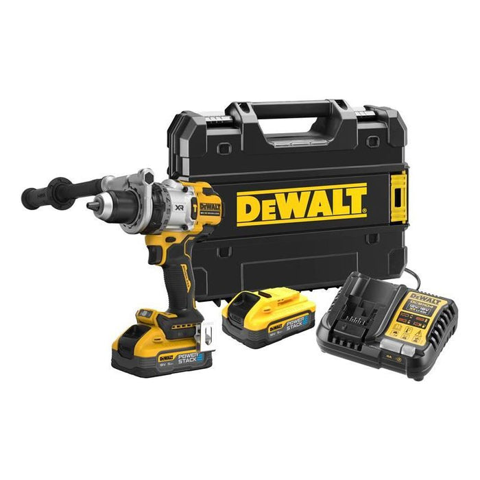 Dewalt Power Tools DCD1007H2T Hammer Drill 18V 2 x 5.0Ah POWERSTACK™ Li-ion DeWALT Power Tools - Town Tools
