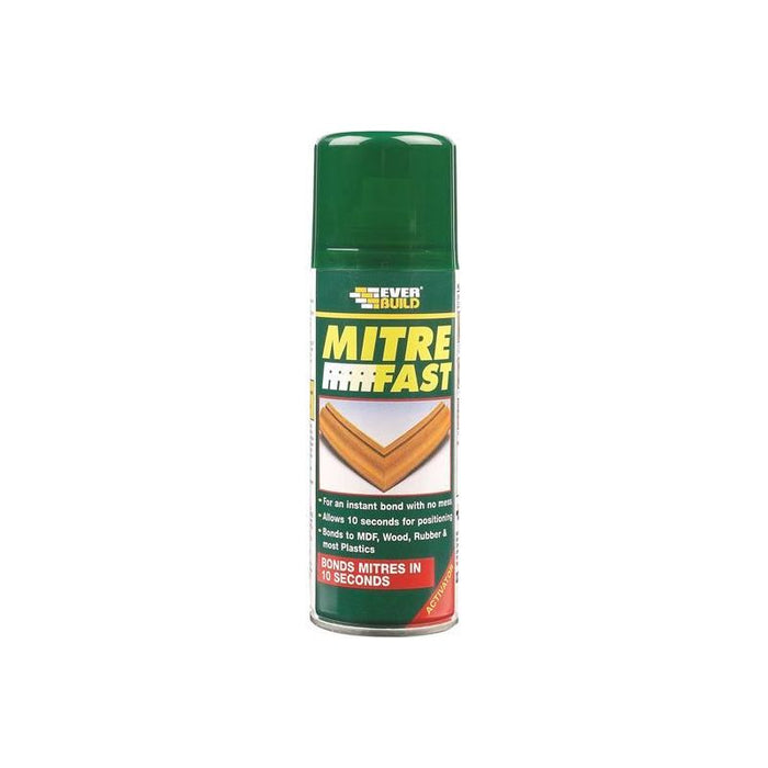 Everbuild Sika Mitre Fast Aerosol Activator 200ml Everbuild Sika - Town Tools