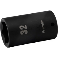 Sealey 1/2"Dr Deep Impact Socket 32mm AK5634M-V2-32