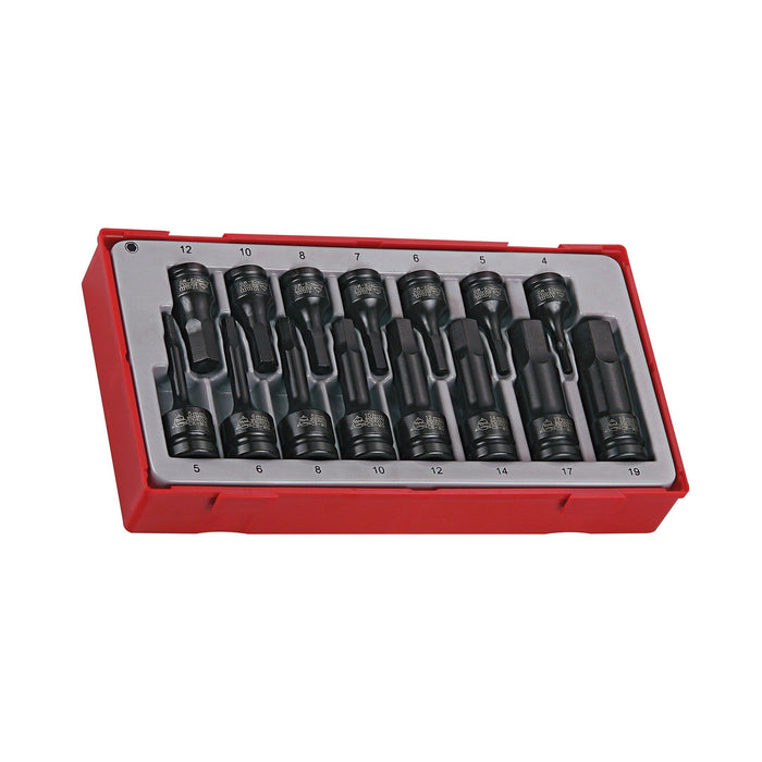 Teng Tools 3/8" & 1/2" Hex Impact Socket Set DIN TT1 15 Pieces Teng Tools - Town Tools 