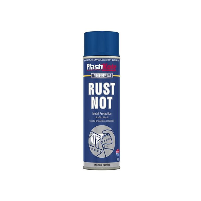 Plastikote Rust Not Spray Matt Midnight Blue 500ml PlastiKote - Town Tools