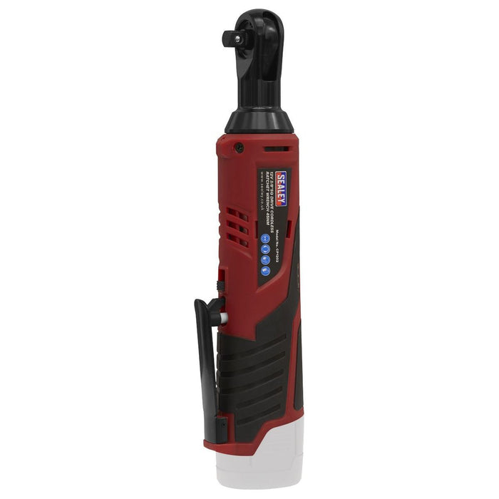 Sealey Cordless Ratchet Wrench 3/8"Sq Drive 12V SV12 Series Body Only CP1202 Sealey - Town Tools 