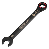 Draper Expert HI-TORQ Metric Ratchet Combination Spanner, 18mm, Black