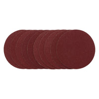Draper Sanding Discs, 125mm, Hook & Loop, 80G (Pack of 10) 02694