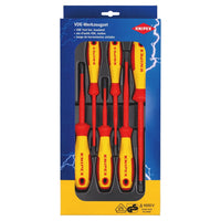 Draper Knipex 00 20 12 V02 VDE Insulated Slotted/Phillips Screwdriver Set