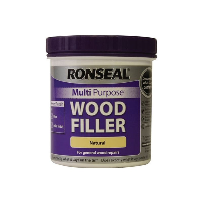 Ronseal Multipurpose Wood Filler Tub Natural 930g Ronseal - Town Tools