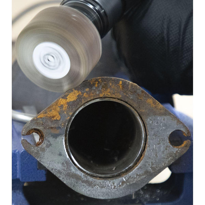 Sealey 60 x 30mm Abrasive Flap Wheel on 6mm Shaft 80Grit - Pack of 5 FW6030805 Sealey - Town Tools 