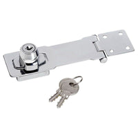 Master Lock Chrome Plated Steel Locking Hasp 118mm