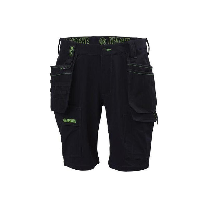 Apache Whistler Black Stretch Holster Shorts Waist 36in Apache - Town Tools