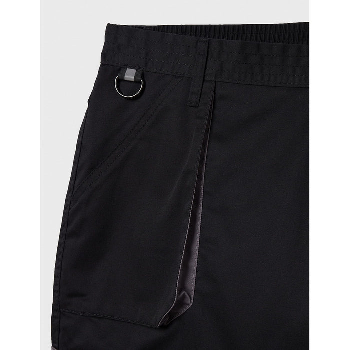 Portwest Texo Contrast Shorts - Black - Large