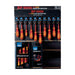 Draper XP1000 VDE Screwdriver Profile for Slat Wall and Toolbar (34 Piece) Draper - Town Tools