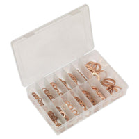 Sealey Copper Sealing Washer Assortment 250pc AB020CW