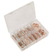 Sealey Copper Sealing Washer Assortment 250pc AB020CW Sealey - Town Tools 