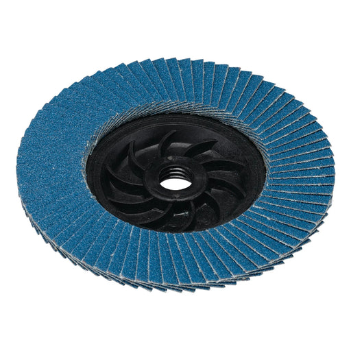 Draper Expert Zirconium Oxide Flap Disc, 115mm, M14, 80 Grit - EFDZ115 - image 1