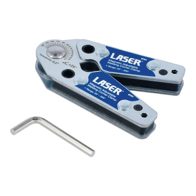 Laser Magnetic Adjustable Welding Corner Clamp - 8751 Laser - Town Tools