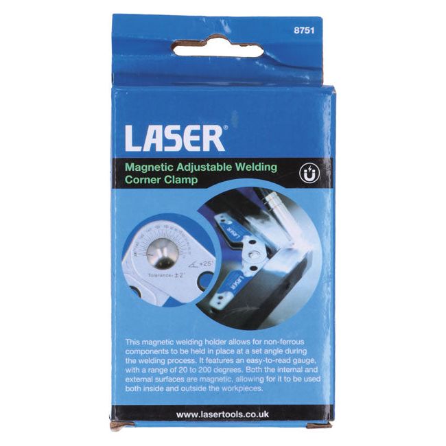Laser Magnetic Adjustable Welding Corner Clamp - 8751 Laser - Town Tools