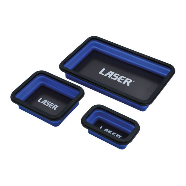 Laser Magnetic Parts Tray Set 3pc - 8755 Laser - Town Tools