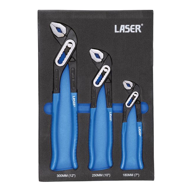 Laser Water Pump Plier Set 3pc - 8756 Laser - Town Tools