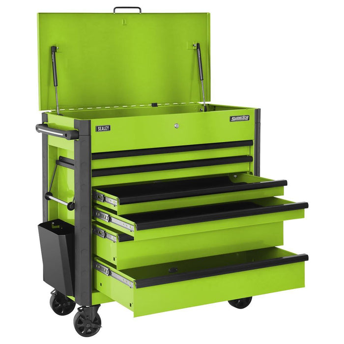 Superline Pro Tool Trolley 6 Drawer - Green AP366HV Superline Pro - Town Tools 