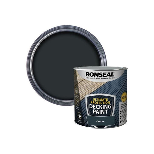 Ronseal Ultimate Protection Decking Paint Charcoal 2.5 litre Ronseal - Town Tools