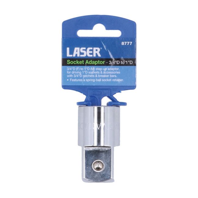 Laser Socket Adaptor 3/4"D to 1"D Laser - Town Tools