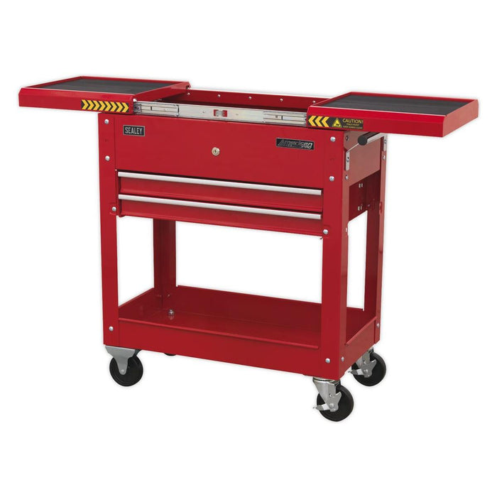 Sealey Mobile Tool & Parts Trolley Red AP705M Sealey - Town Tools 