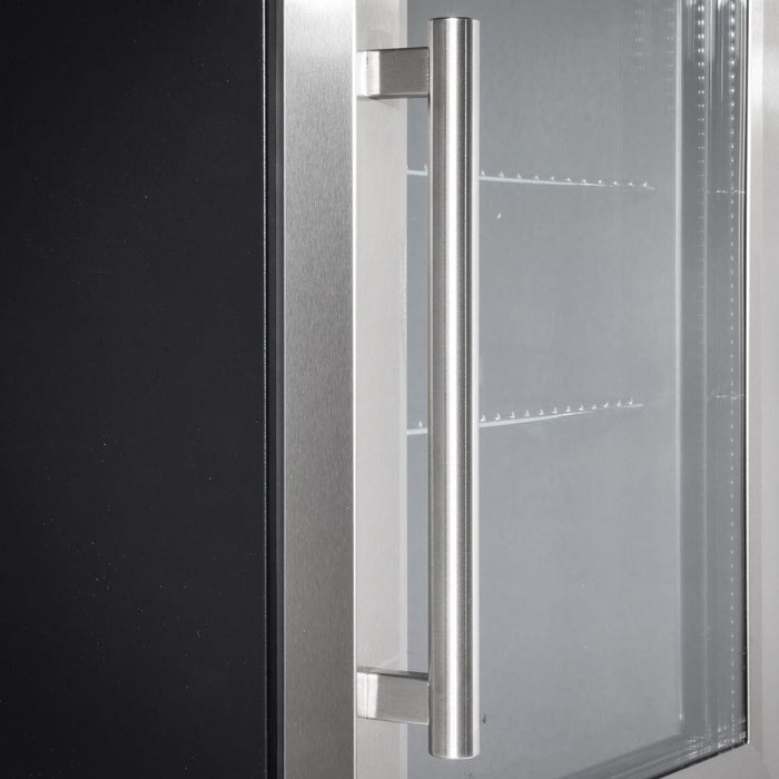 Baridi 85L Wine, Beer & Drinks Fridge with Thermostat - Stainless Steel Baridi - Town Tools