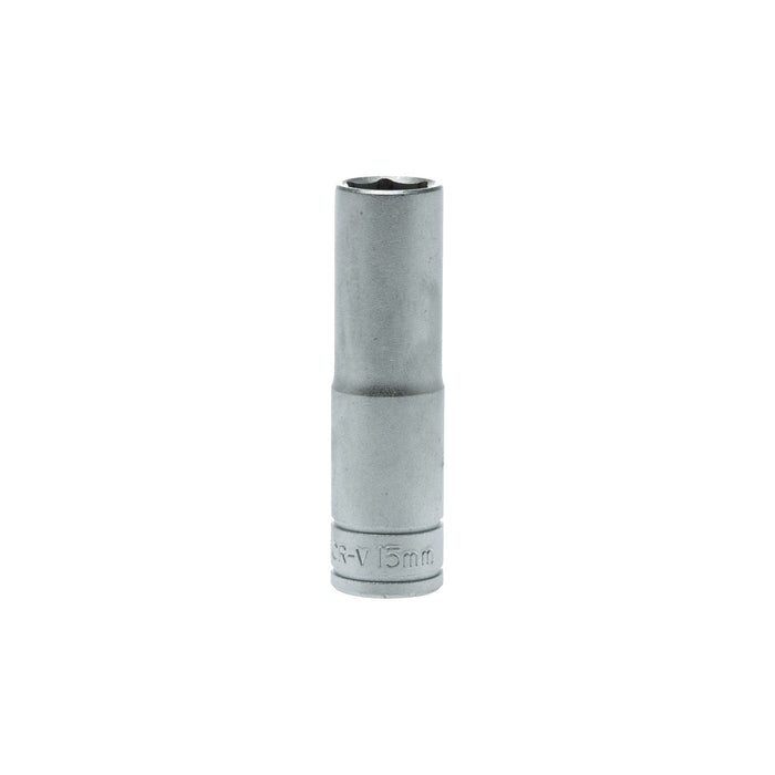 Teng Tools 1/2" Deep Socket 6 pt Metric 15mm Teng Tools - Town Tools 