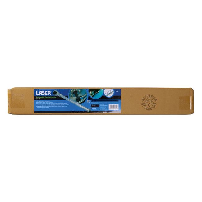 Laser Extendable Ratchet Handle 3/4"D Laser - Town Tools