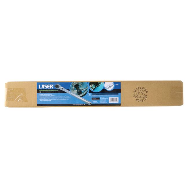 Laser Extendable Ratchet Handle 1"D Laser - Town Tools
