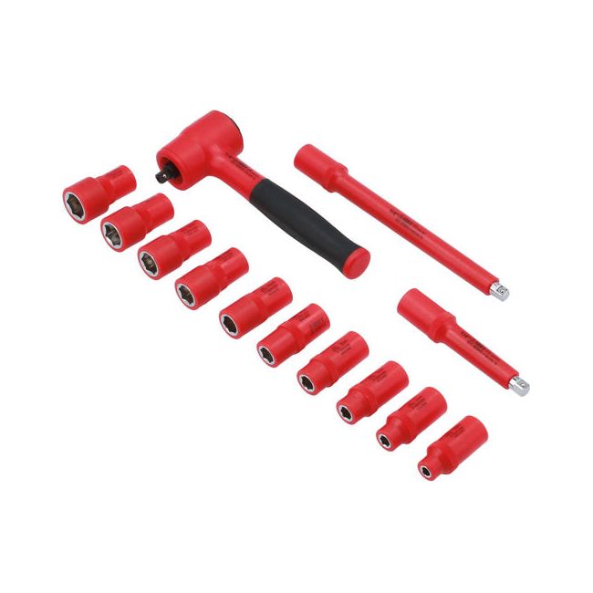 Laser Insulated Socket Set 1/4"D 13pc Laser - Town Tools