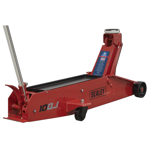 Sealey Premier Premier Long Reach Trolley Jack 10 Tonne 10QJ Sealey Premier - Town Tools 