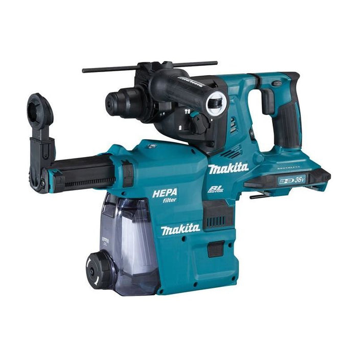 Makita DHR281ZWJ LXT Rotary Hammer + Extractor 36V (2 x 18V) Bare Unit Makita - Town Tools