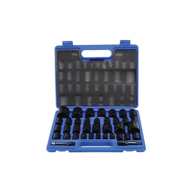 Laser Impact Socket Set 3/8"D, 1/2"D 37pc 3288