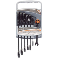 Draper Flexible Head Ratcheting Metric Combination Spanner Set (7 Piece) 15087